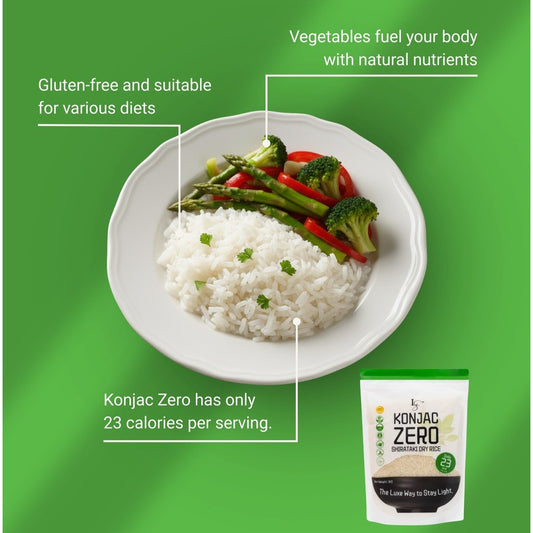 Luxe Slim - Konjac Zero Shirataki Dry Rice (1 Kilo)