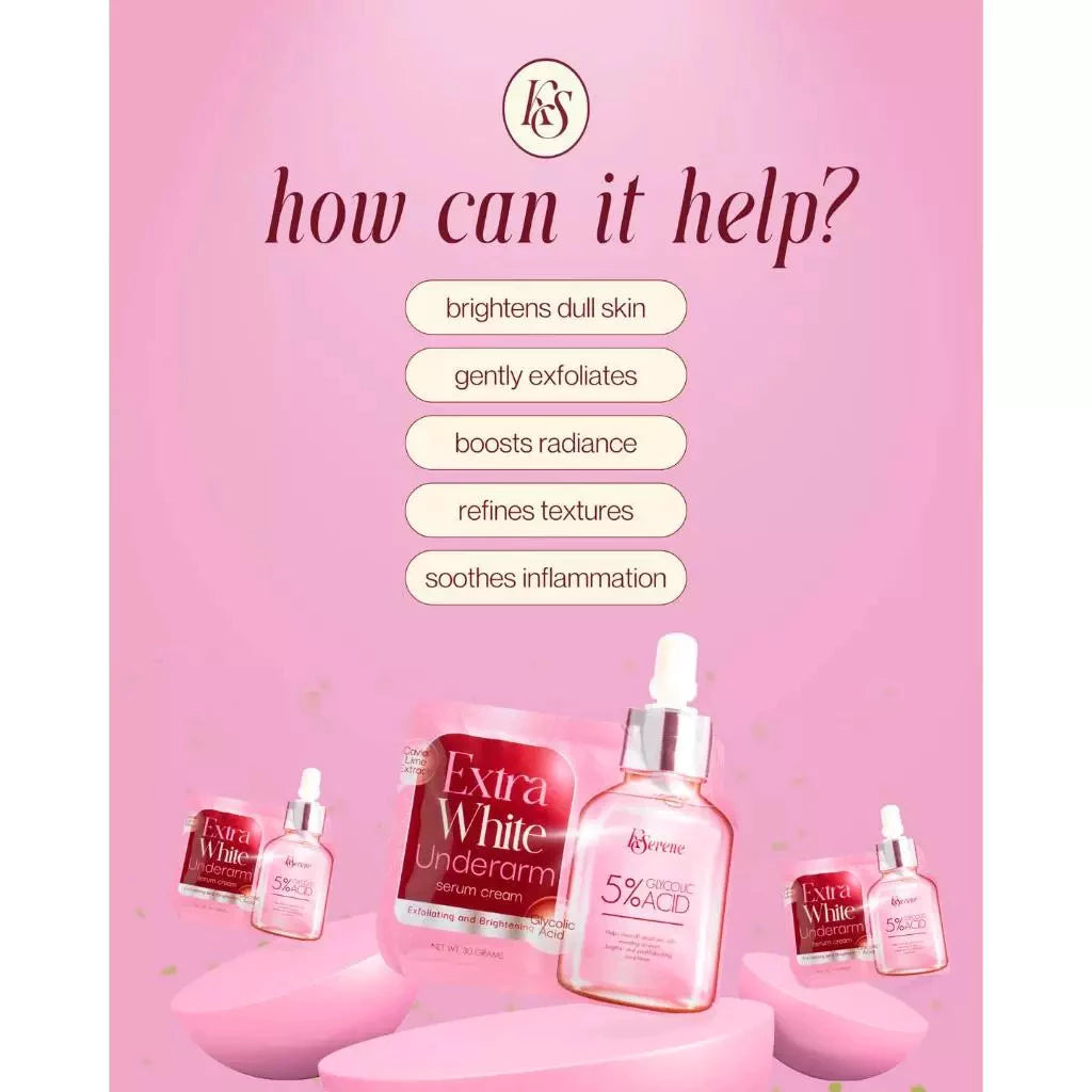 KSerene  - Extra White Underarm Serum Cream (30g)