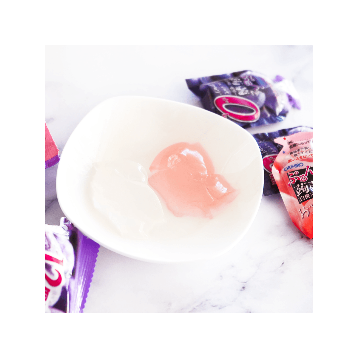 Orihiro - 0%kcal Konjac Jelly Peach & Grape (12pcs)