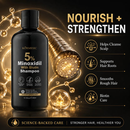 Kormesic - 5% Minoxidil Biotin Shampoo (300ml)