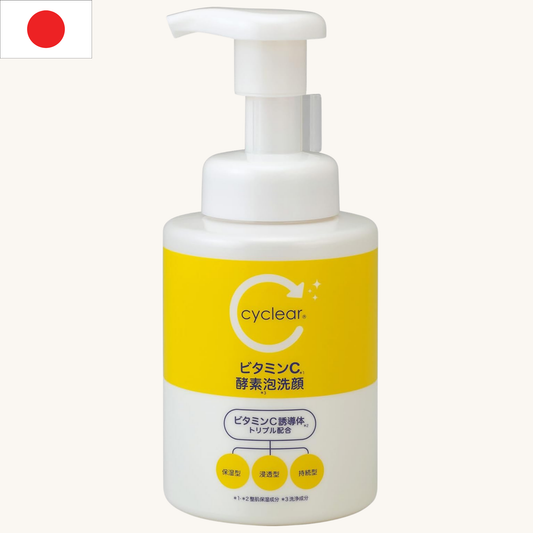 Kumano Cosme - Cyclear Vitamin C Enzyme Foam Face Wash (300ml)
