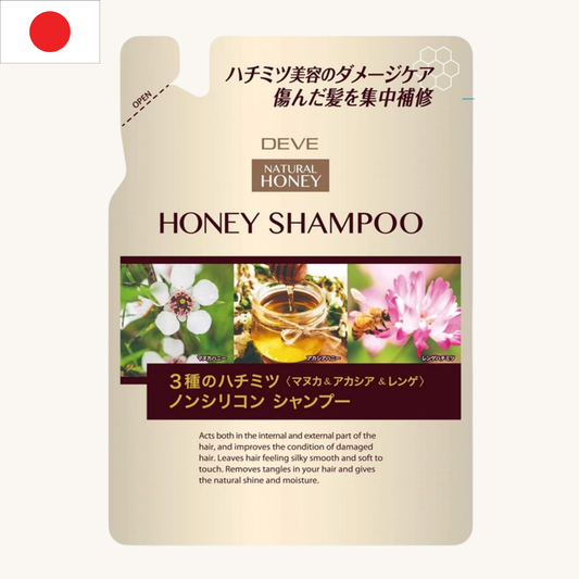 Kumano Cosme - Deve Honey Shampoo Refill (350ml)