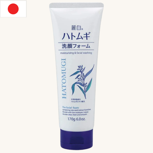 Kumano Cosme - Reihaku Hatomugi Moisturizing & Facial Washing Facial Foam (170g)