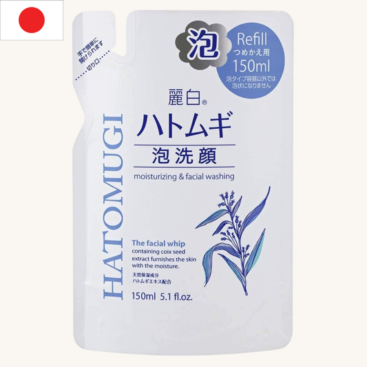 Kumano Cosme - Reihaku Hatomugi Moisturizing & Facial Washing Facial Whip Refill (150ml)