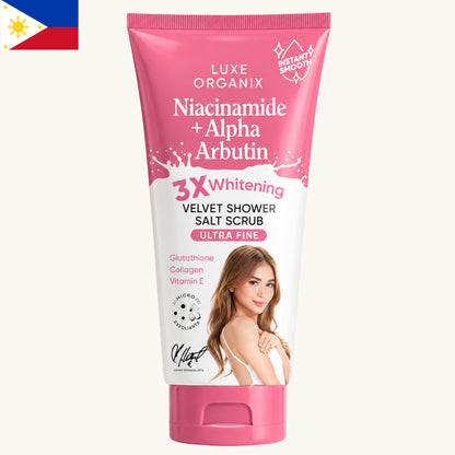 Luxe Organix - Niacinamide + Alpha Arbutin Velvet Salt Scrub (320g)