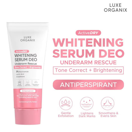 Luxe Organix - Active Dry Whitening Serum Deodorant Underarm Rescue (50g)