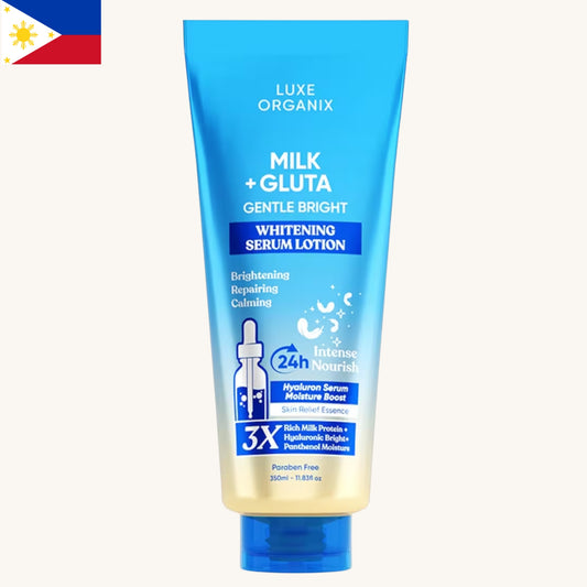 Luxe Organix - Milk + Gluta Whitening Serum Lotion (350ml)
