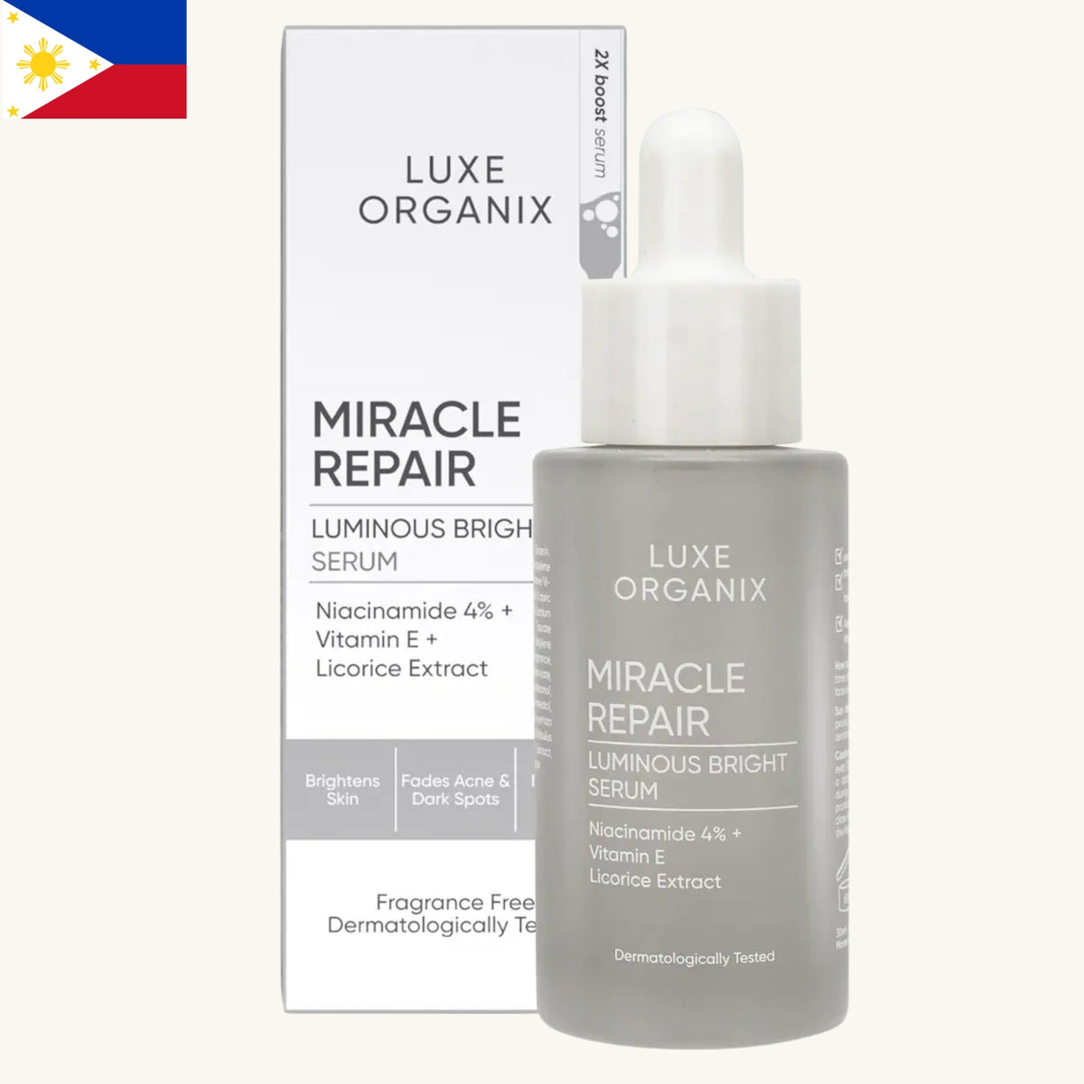 Luxe Organix - Miracle Repair Niacinamide 4% Serum (30ml)