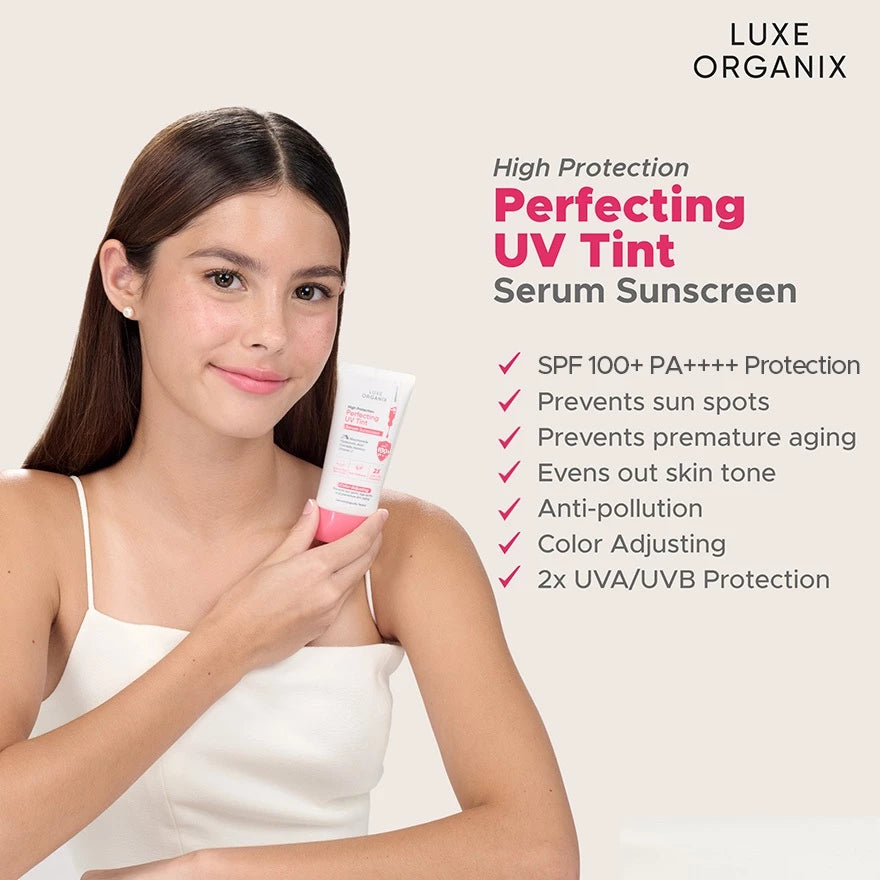 Luxe Organix - Perfecting UV Tint Serum Sunscreen SPF100+ PA ++++ (40g)