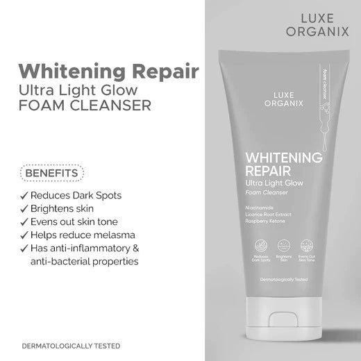 Luxe Organix - Whitening Repair Foam Cleanser (150g)