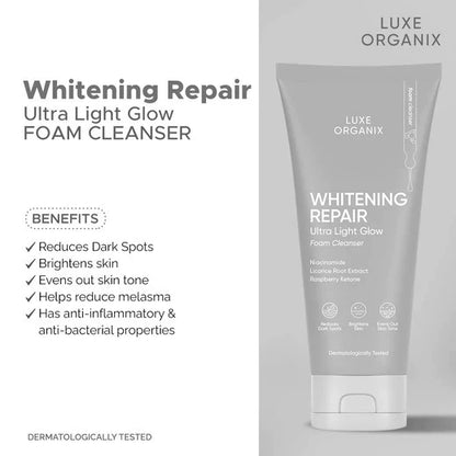 Luxe Organix - Whitening Repair Foam Cleanser (150g)