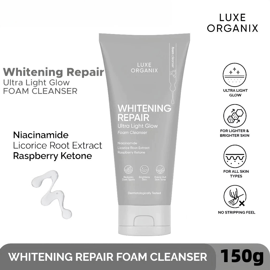 Luxe Organix - Whitening Repair Foam Cleanser (150g)