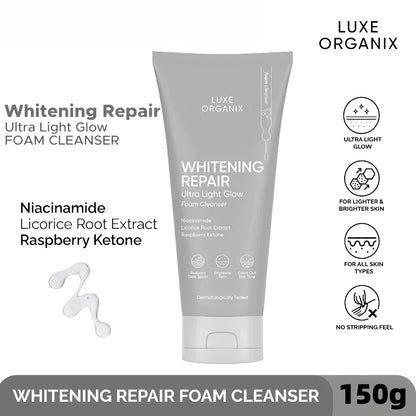 Luxe Organix - Whitening Repair Foam Cleanser (150g)