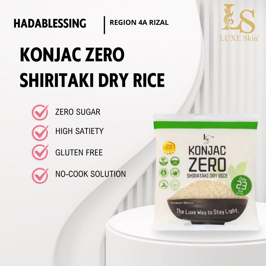 Luxe Slim - Konjac Zero Shirataki Dry Rice (80g)