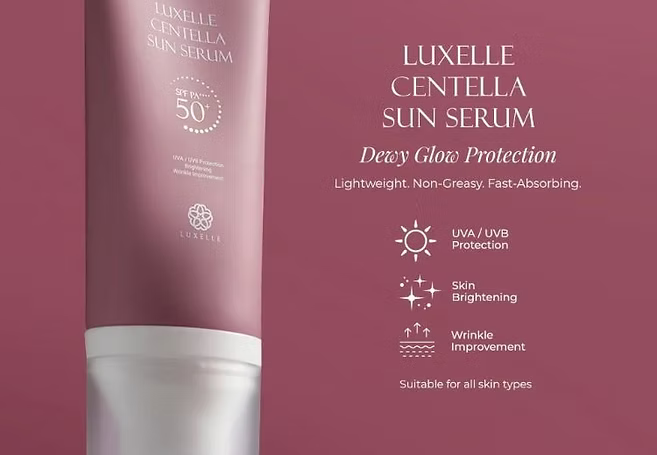 Luxelle - Centella Sun Serum SPF50 PA++++ (50ml)