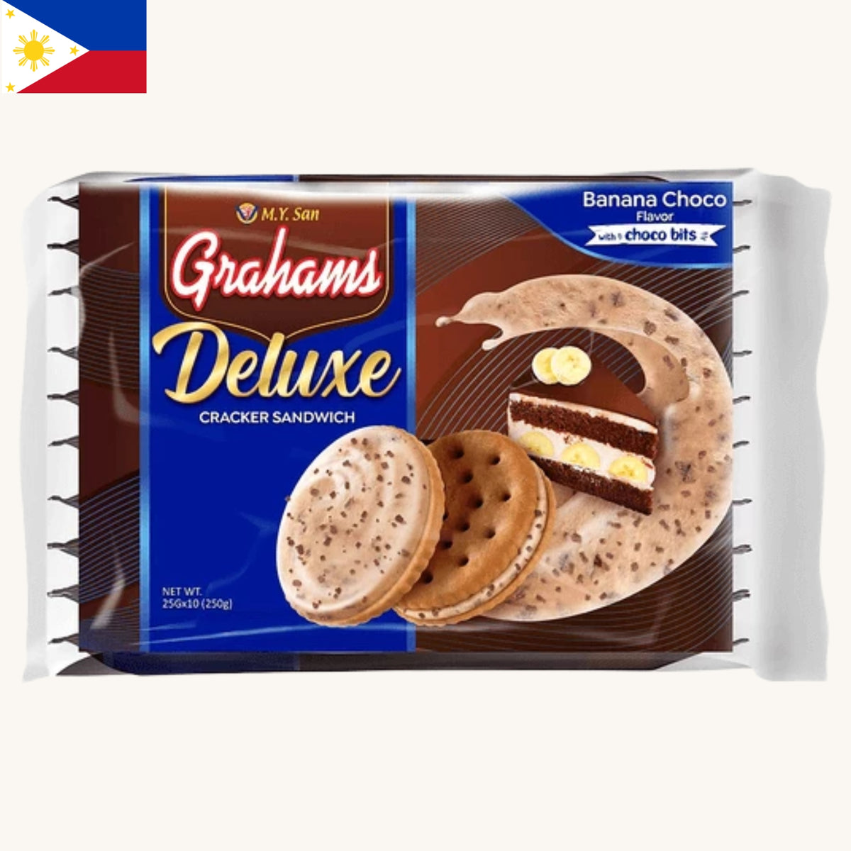 M.Y. San - Grahams Deluxe Banana Choco (25g x 10)