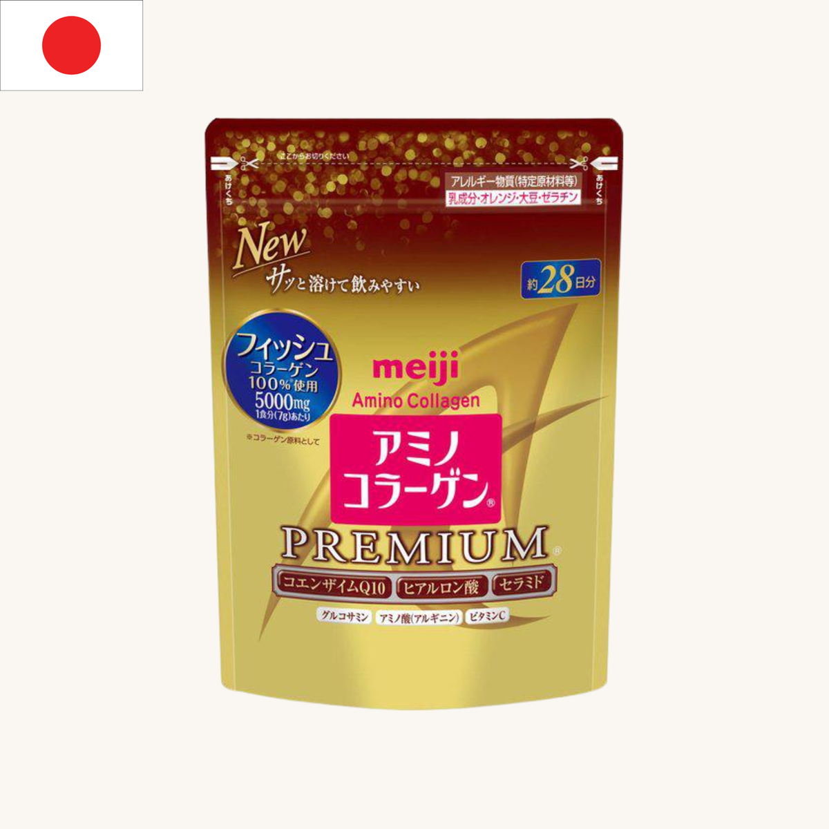 Meiji - Amino Collagen Powder Premium for Skin & Joint (196g)