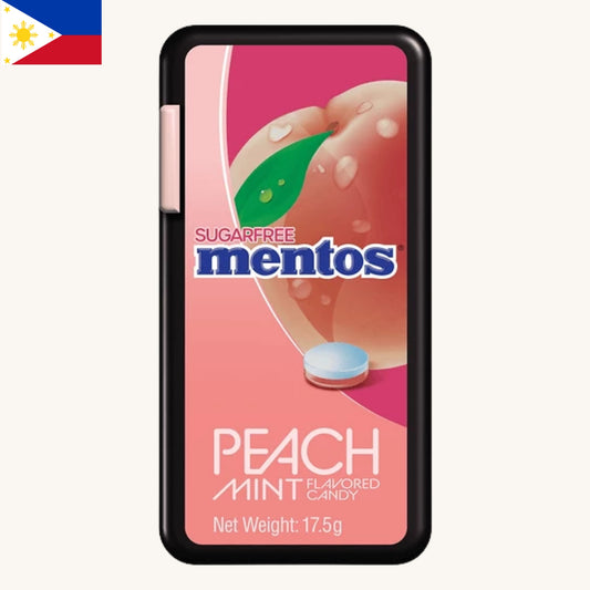 Mentos - Sugarfree Peach Mint Candy (17.5g)