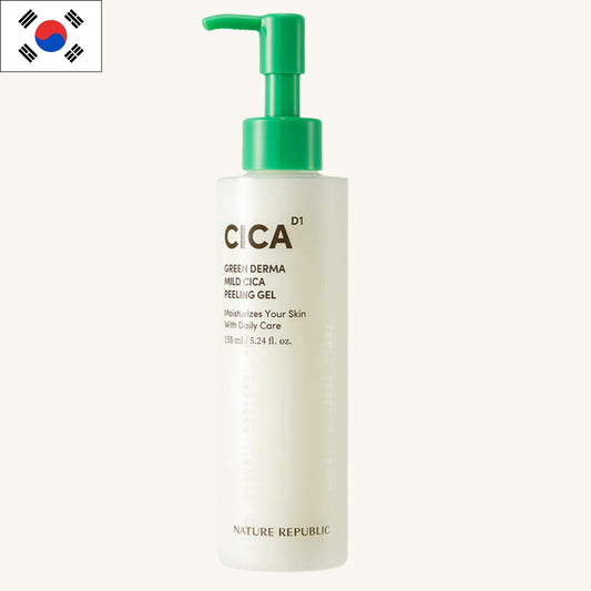 Nature Republic - Green Derma Mild Cica Peeling Gel (155ml)