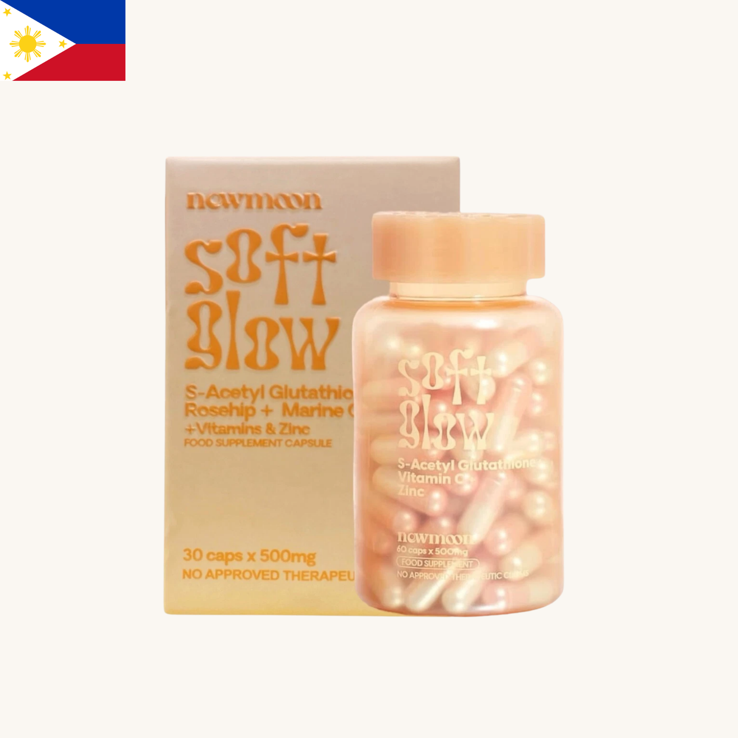 New Moon - Soft Glow 500mg (30 Capsules)