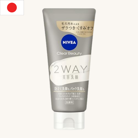 Nivea Japan - Clear Beauty 2way Face Wash (120g)