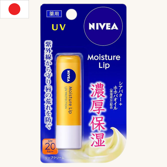 Nivea Japan - Moisture Lip Balm UV Protection SPF20 PA++ (3.9g)