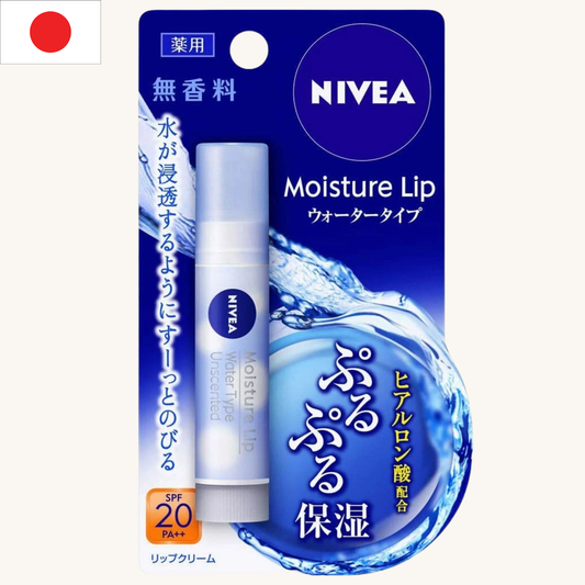 Nivea Japan - Moisture Lip Water Type SPF20 PA++ Unscented (3.5g)