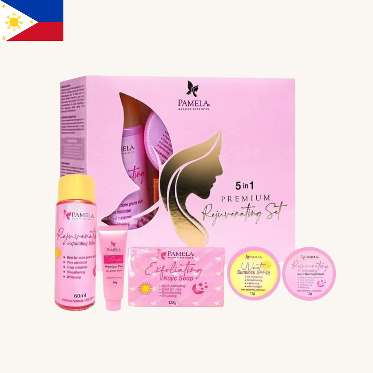 Pamela Beauty - 5 in 1 Premium Rejuvenating Set