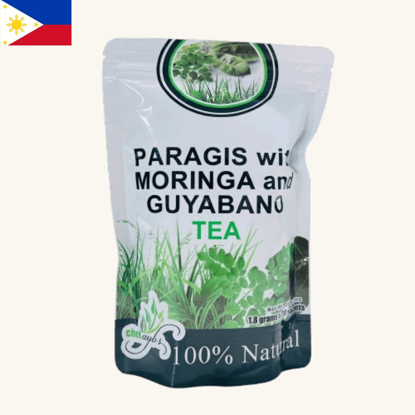 Paragis - Moringa with Guyabano Herbal Tea (20 x 1.8g)