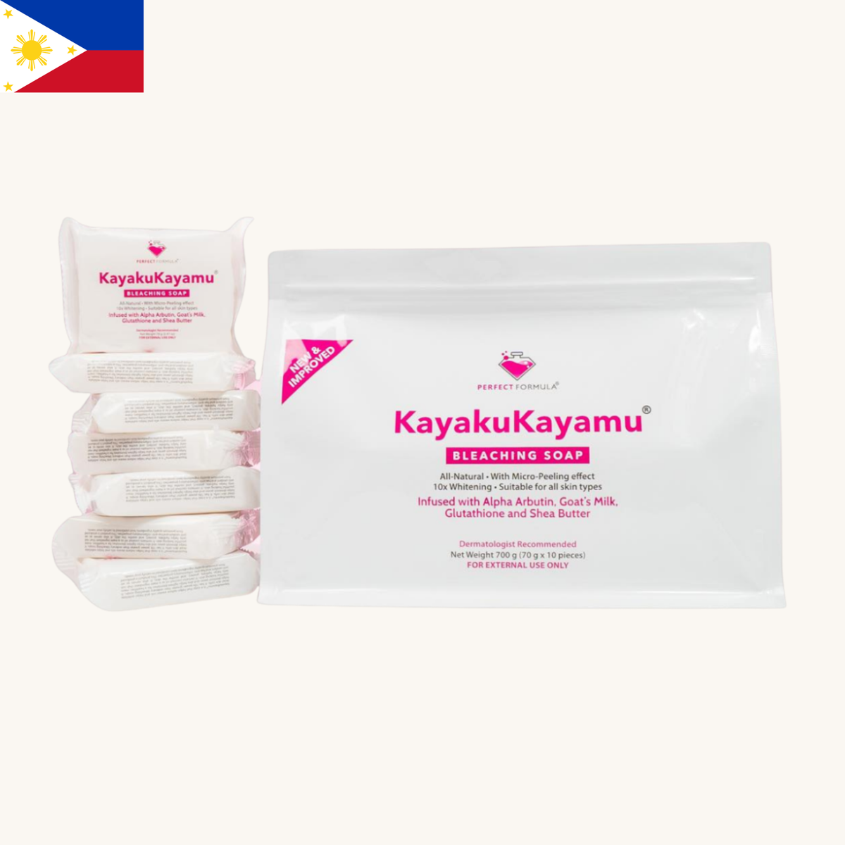 Perfect Formula - Kayakukayamu - Bleaching Soap (10 x 70g)