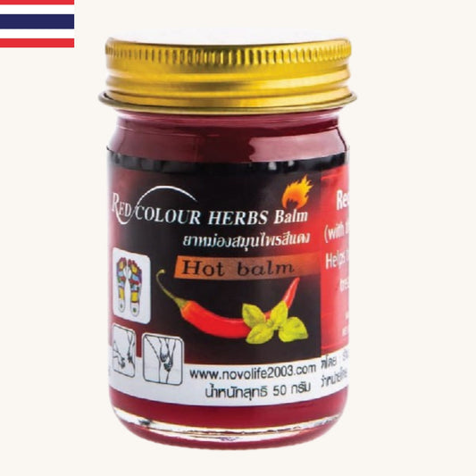 Red Colour - Herbs Hot Balm (50g)