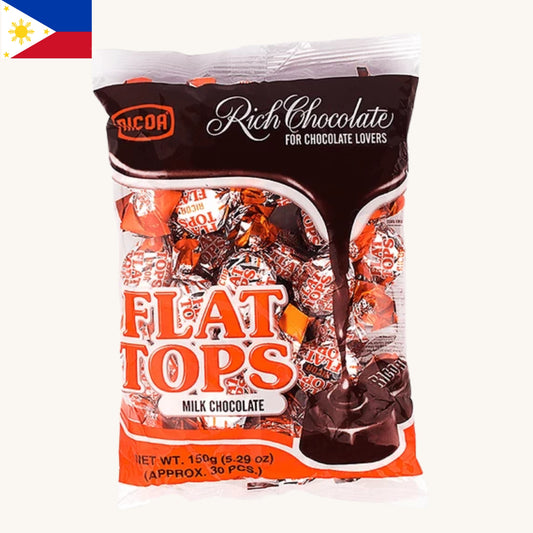 Ricoa - Flat Tops Milk Chocolate (30pcs)