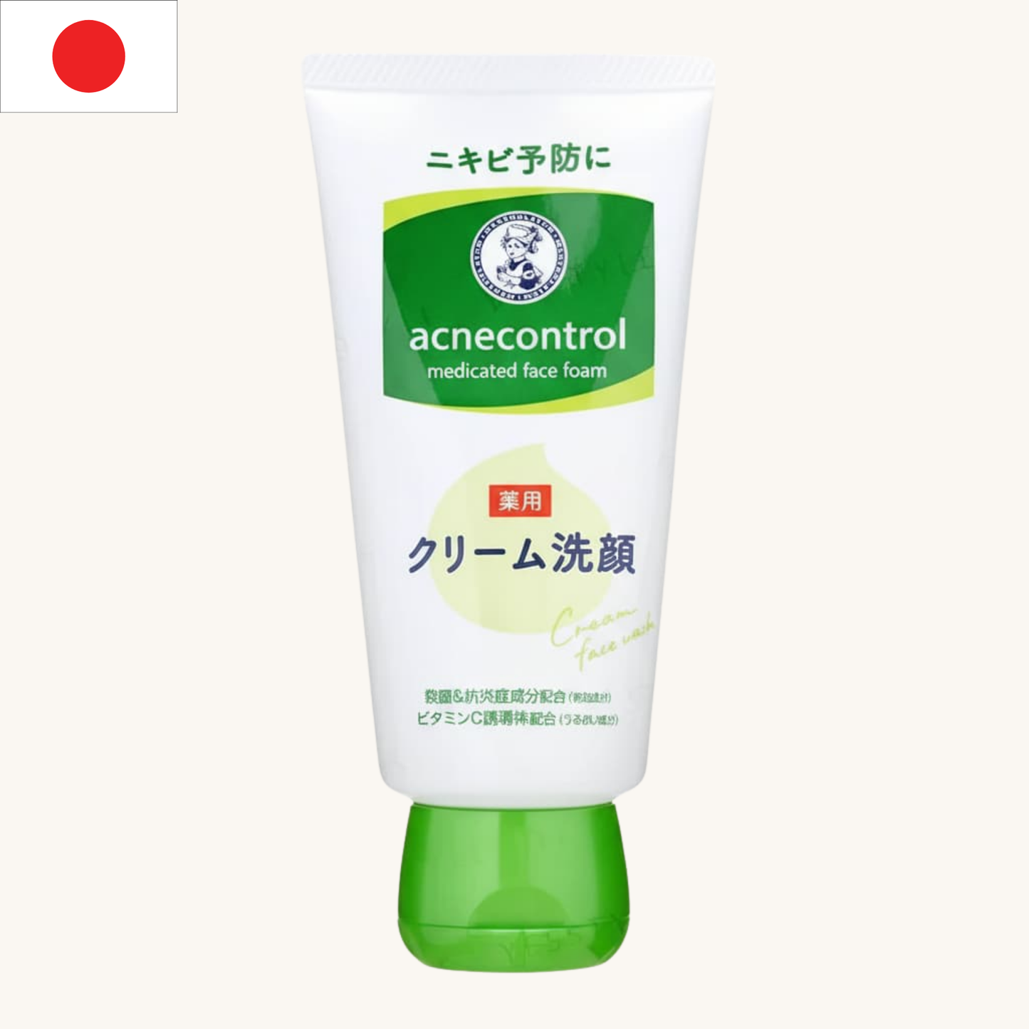 Rohto Mentholatum - Acnes Creamy Face Wash (130g)