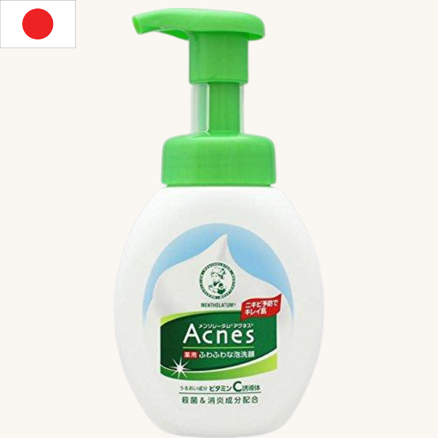 Rohto Mentholatum - Acnes Foam Wash (160ml)