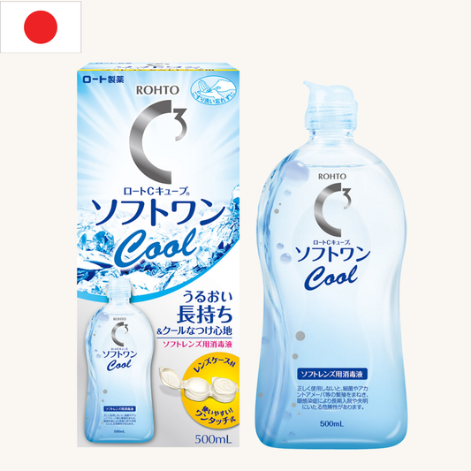 Rohto Mentholatum - C Cube SOFTONE Cool A For Soft Contact Lenses (500ml)