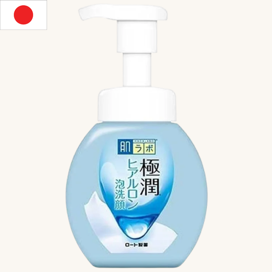 Rohto Mentholatum - Hada Labo Gokujyun Hyaluronic Face Foaming Cleanser (160ml)