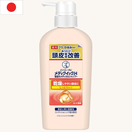 Rohto Mentholatum - Mediquick H Scalp Shampoo Moist Pump (320ml)