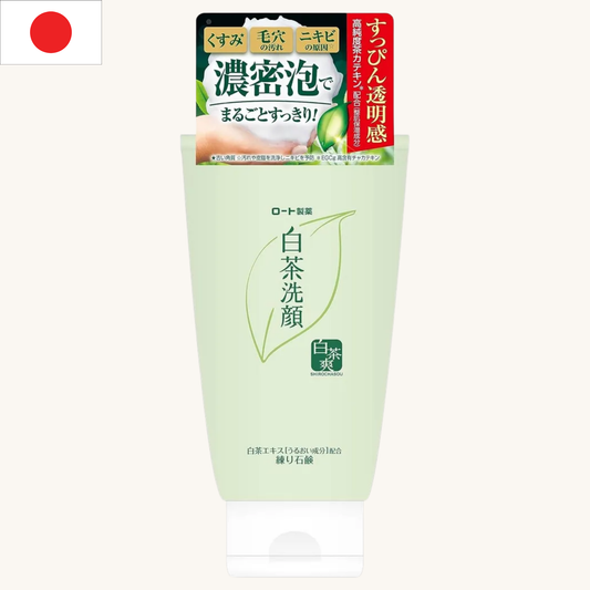 Rohto Mentholatum - ShiroChasou White Tea Face Wash (120g)