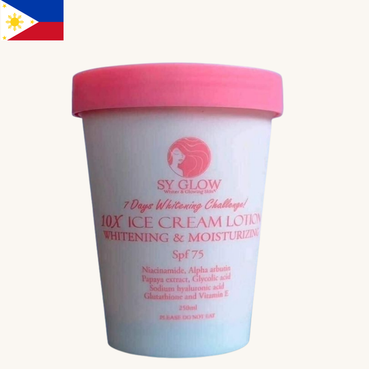 SY Glow - 10x Ice Cream Lotion SPF75 (250ml)