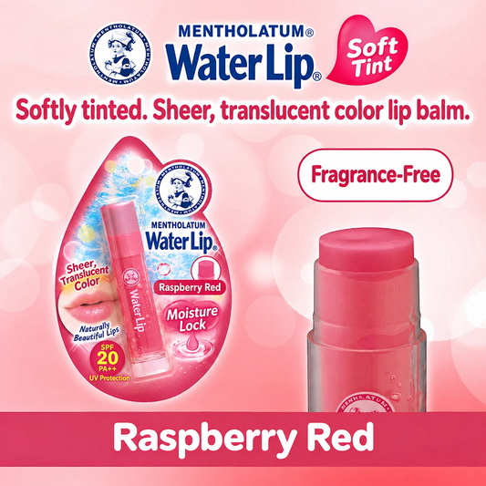 Rohto Mentholatum - Water Lip Balm SPF20 PA++ Raspberry Red (4.5g)