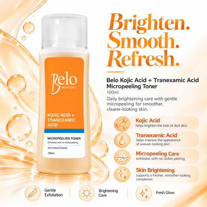 Belo Essentials - Kojic Acid + Tranexamic Acid Micropeeling Toner (100ml)