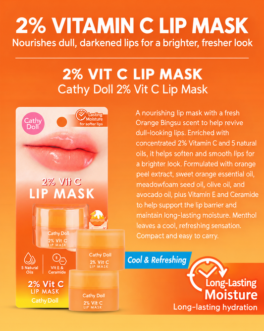 Cathy Doll - Lip Mask Orange 2% Vit C (4.5g)