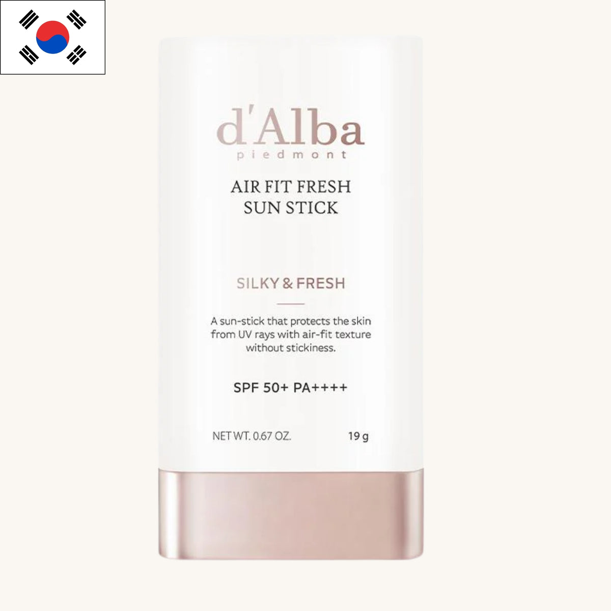 d'Alba - Waterfull Air Fit Fresh Sun Stick  Vegan SPF 50+ PA++++ (19g)