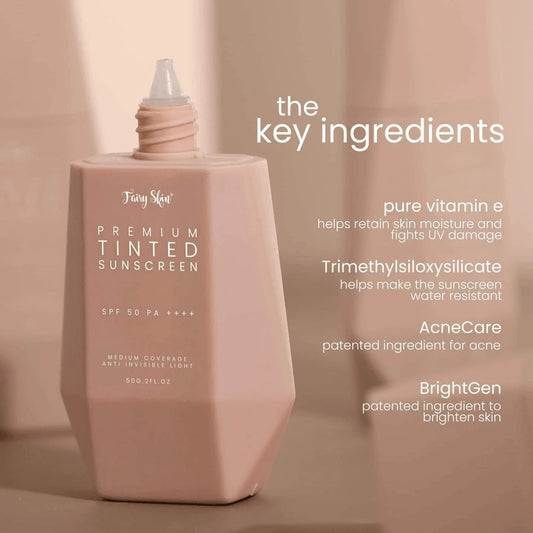 Fairy Skin - Premium Tinted Sunscreen SPF50 PA++++ (50g)