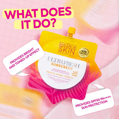 Hikari Skin Essentials - Ultra Fresh Sunscreen SPF50 PA++++  (50g)