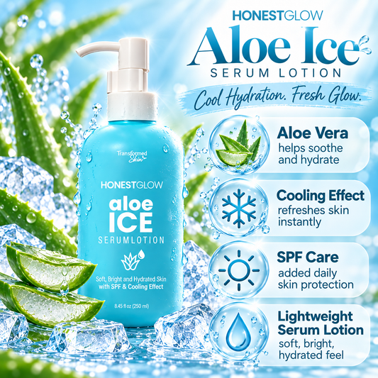 Honest Glow - Aloe Ice Serum Lotion (250ml)
