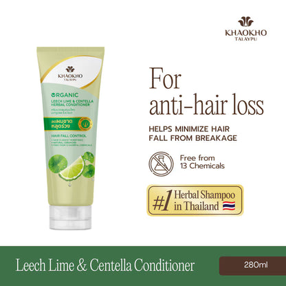 Khaokho - Anti Hair Loss Leech Lime & Centella Herbal Conditioner (280ml)