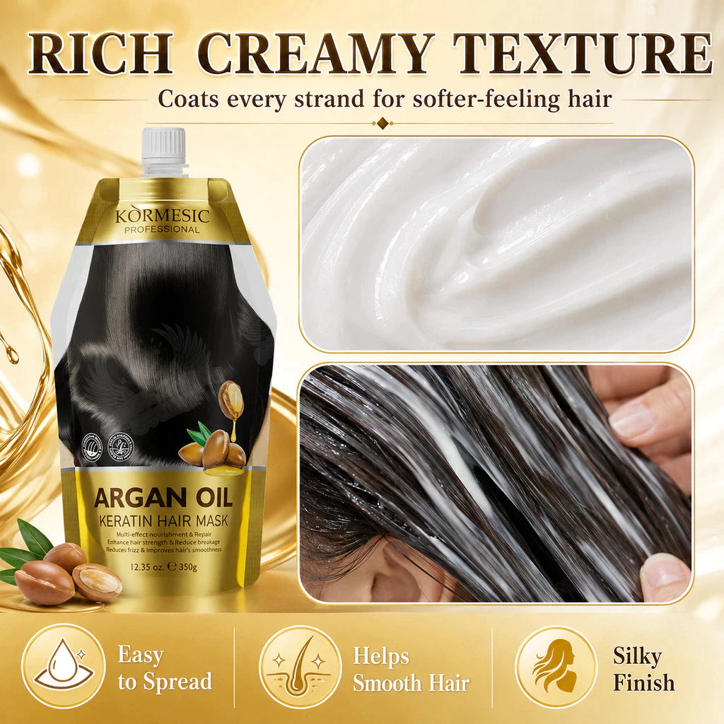 Kormesic - Argan Oil &  Botox Keratin Hair Mask Set (2x350g)
