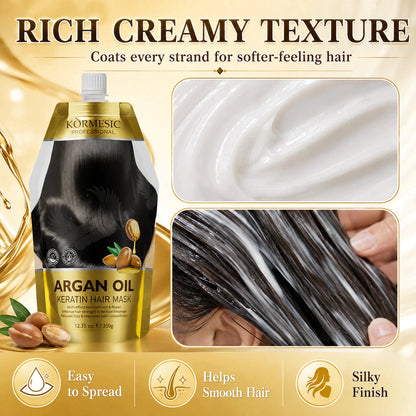 Kormesic - Argan Oil &  Botox Keratin Hair Mask Set (2x350g)