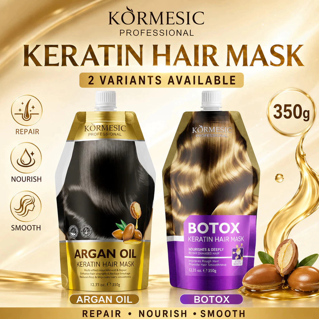 Kormesic - Argan Oil &  Botox Keratin Hair Mask Set (2x350g)